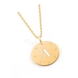 Pendentif Initiale Lettre H En Plaqué Or 18 Carats - Neuf Avec étiquettes - Unisexe